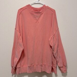 Aerie Big Chill Pink Sweatshirtrt